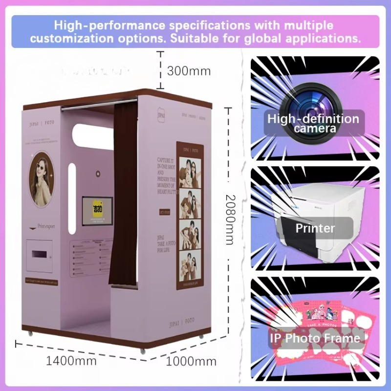 customized selfie booth automa - огляд і ціна Commercial Printing Factory