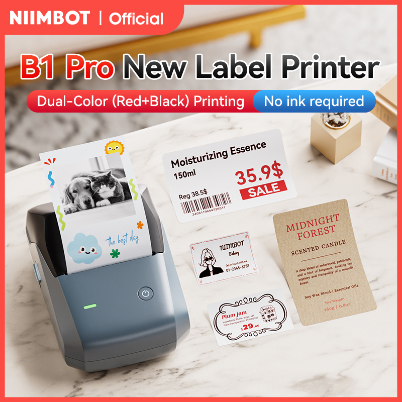 Niimbot B1 Pro Label Printer 3 - огляд і ціна Commercial Shirt Printing Machine