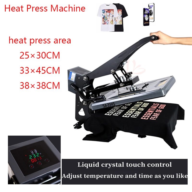 380x380mm Hot Stamping Machine - огляд і ціна Commercial Shirt Printing Machine