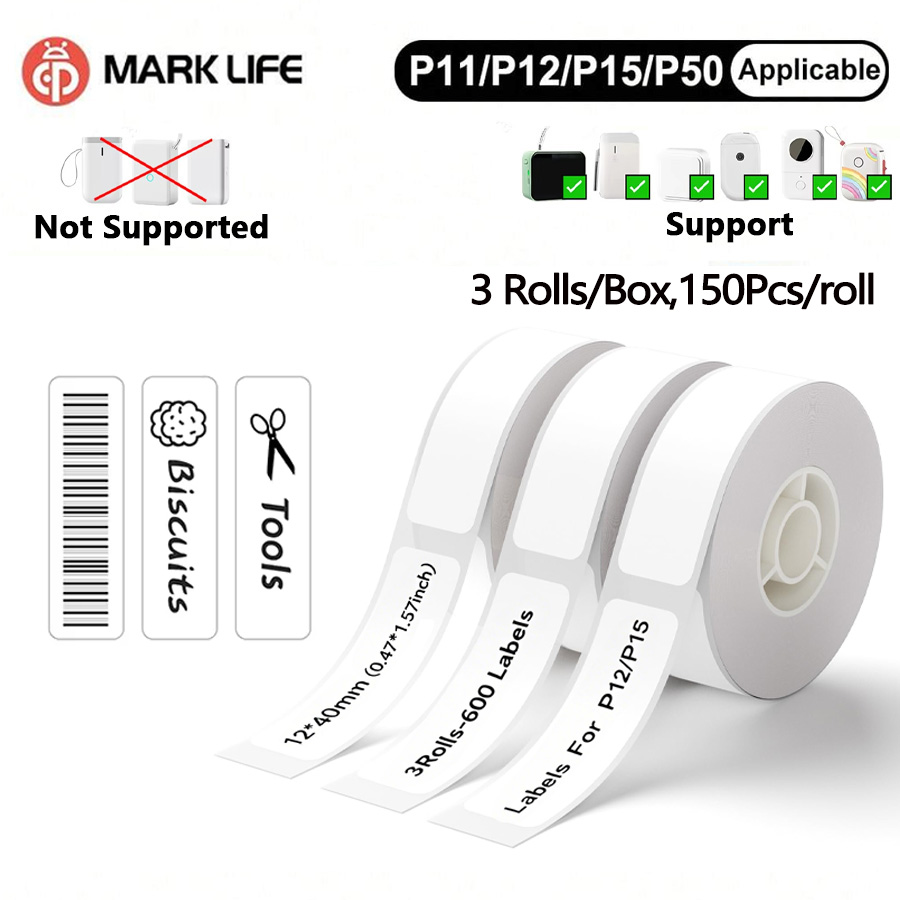 Marklife 3Rolls Labels P15 The - огляд і ціна Commercial Shirt Printing Machine